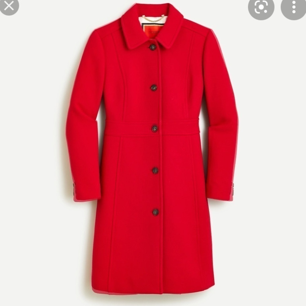 J Crew Tall Classic Lady Day coat 52607